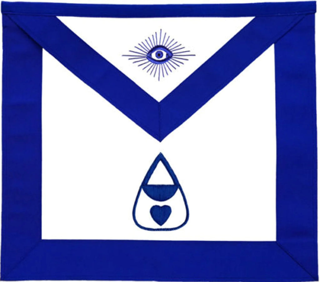 Almoner Blue Lodge Officer Apron - Machine Embroidery