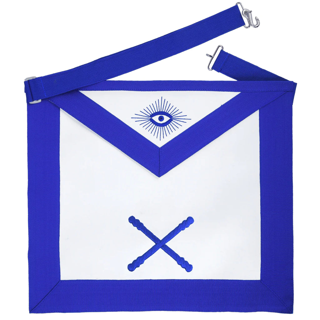 Marshal Blue Lodge Officer Apron - Machine Embroidery
