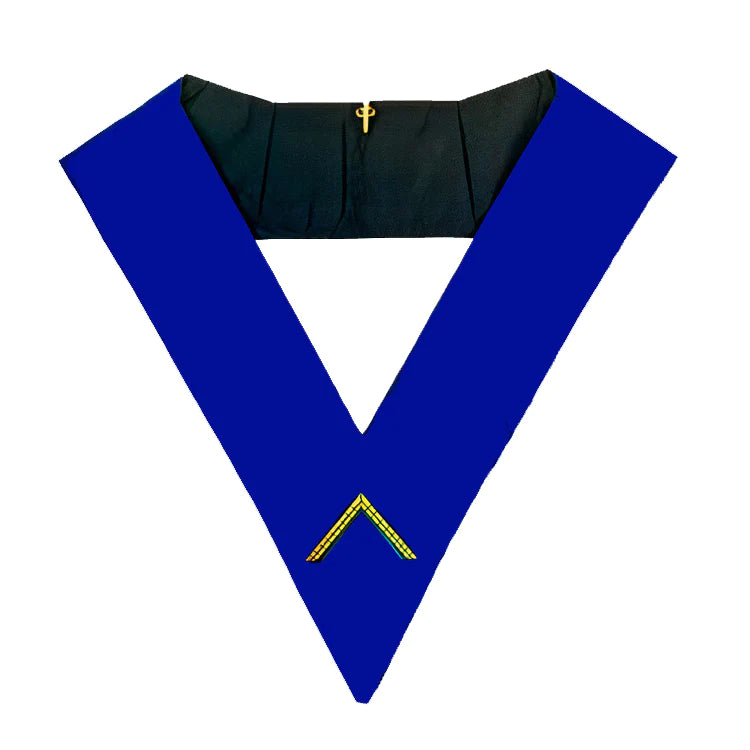Worshipful Master Blue Lodge Collar - Royal Blue