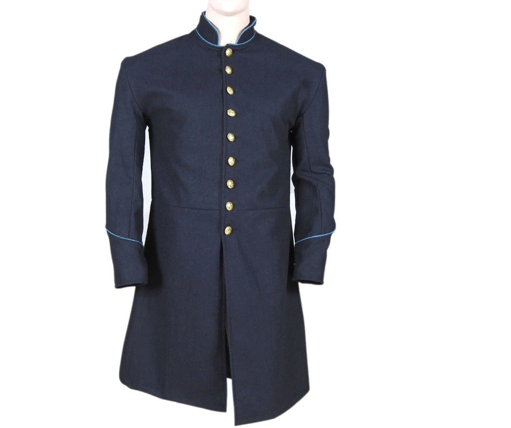 Civil war Union Enlisted Federal Infantry Single Breasted Frock Coat-Civil War Union Junior Officer Frock Coat
