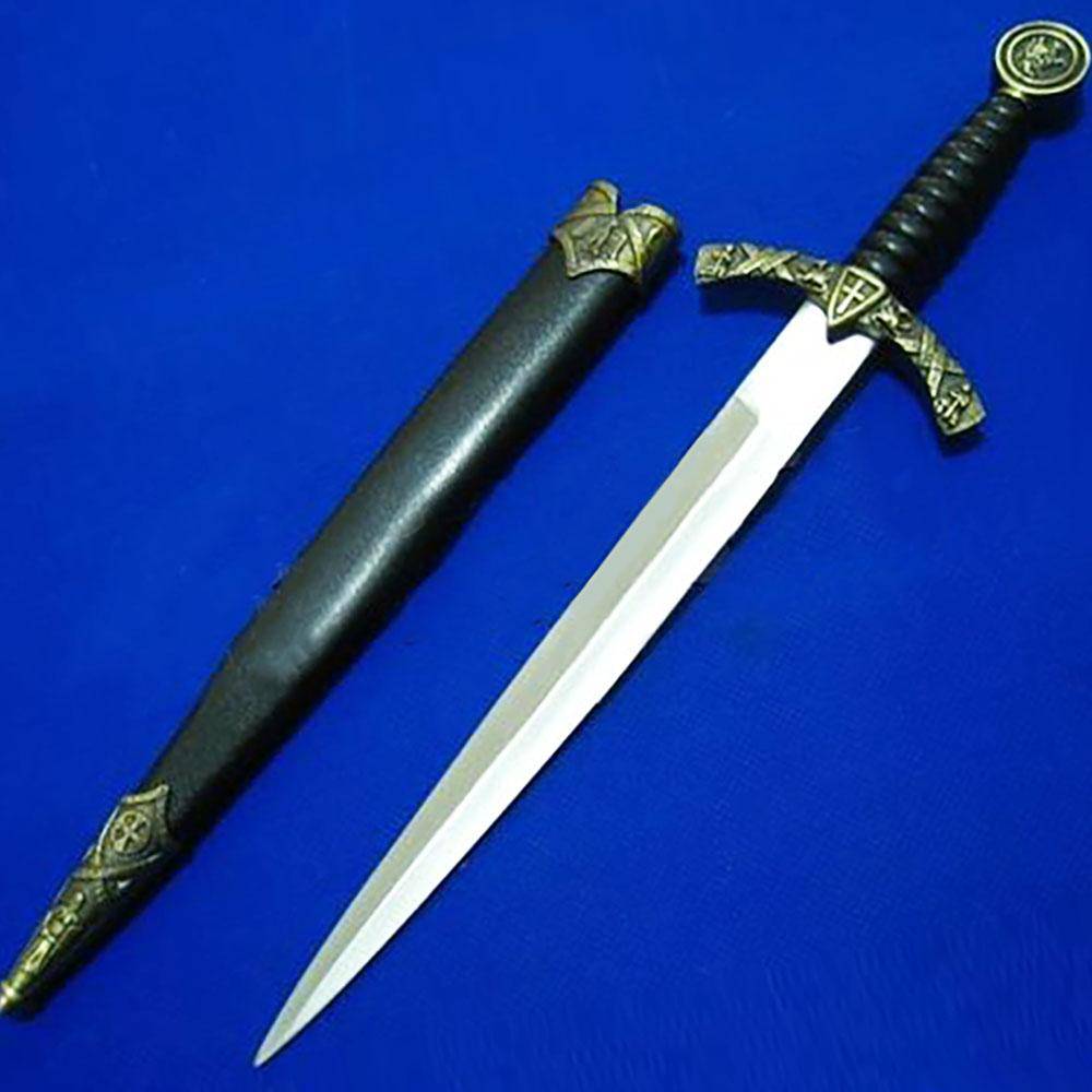 Knights Templar Motif Cross Sword Knife 13.4" - Zest4Canada 