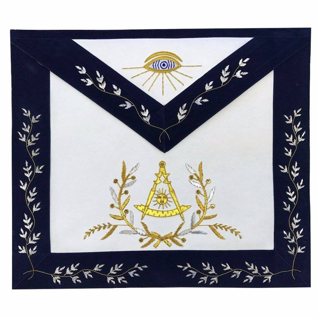 Masonic Grand Lodge Past Master Apron Gold Hand Embroidery Apron - Zest4Canada 