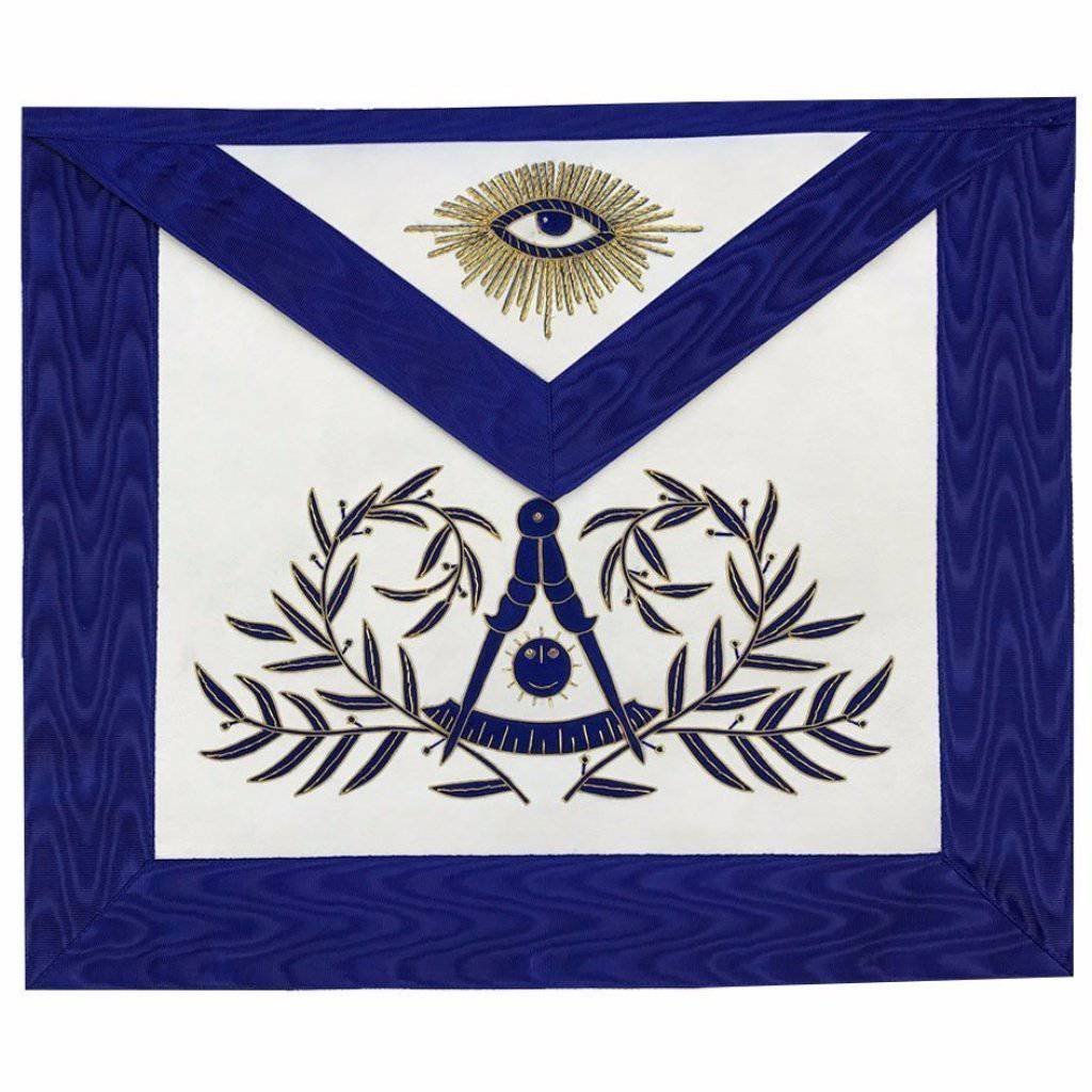 Masonic Past Master Apron Hand Embroidered Apron - Zest4Canada 