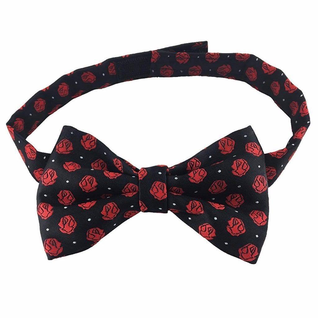 Masonic Rose Croix polkadot Bow Tie with Red Logo - Zest4Canada 