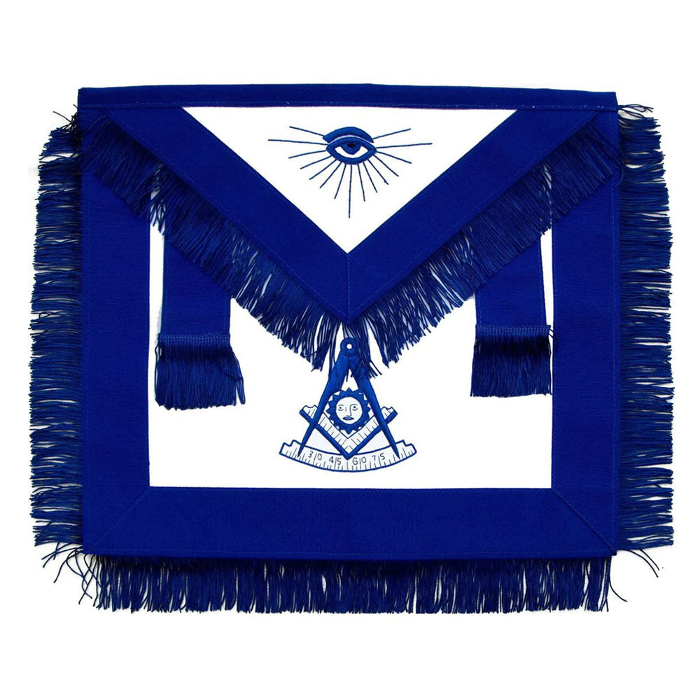 Blue Lodge Past Master Emblem Apron – Silk Thread