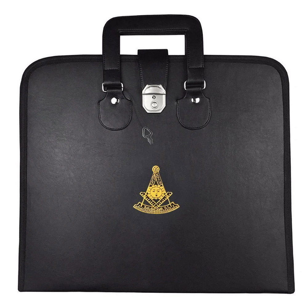 Masonic Apron File Case – Machine Embroidered Emblem