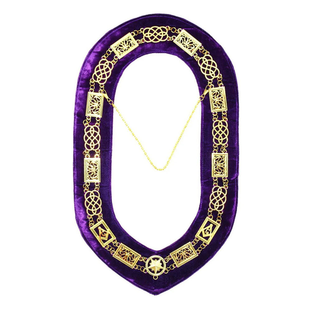 Blue Lodge Grand Chain Collar – Purple