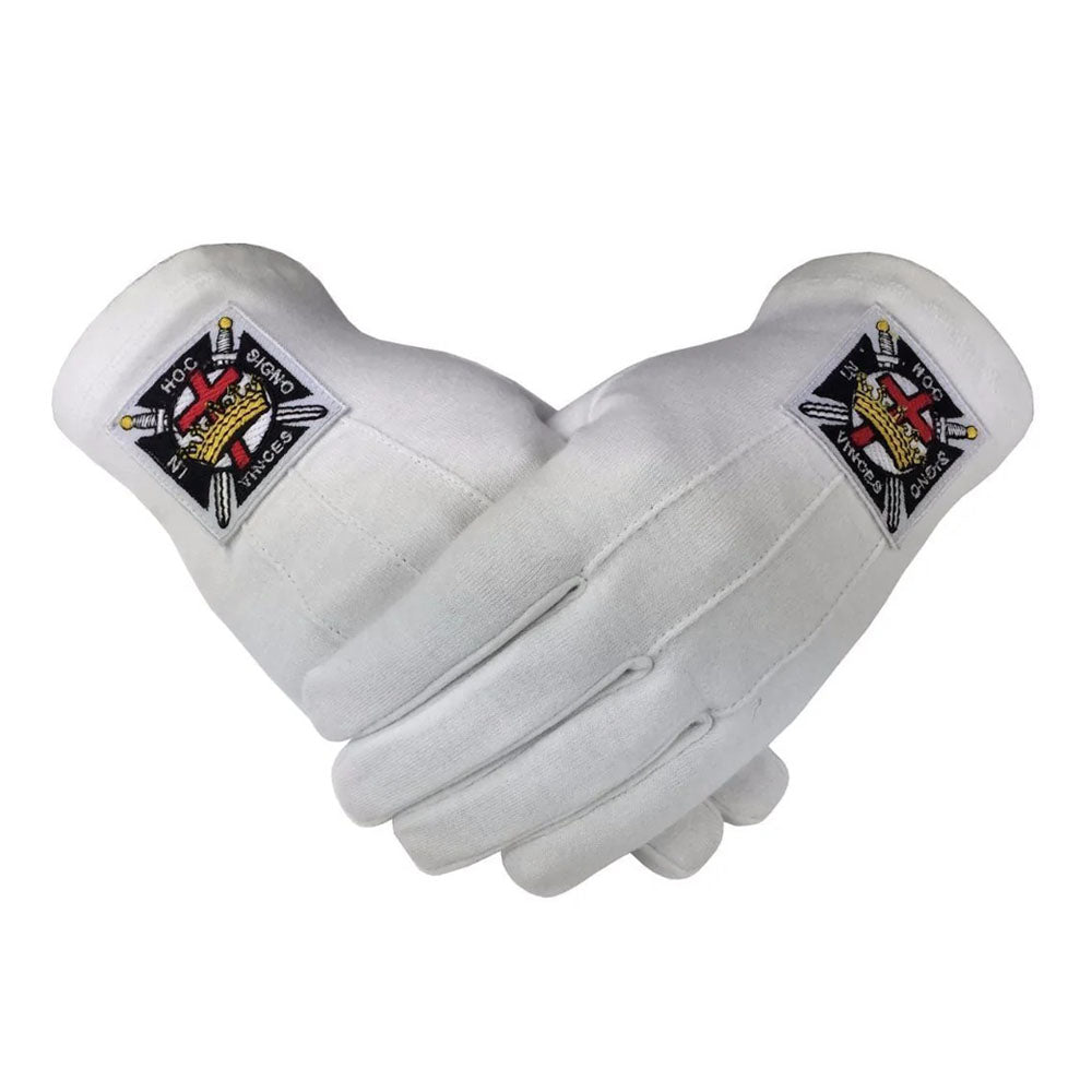 Masonic Knights Templar Gloves