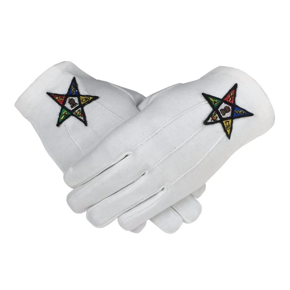 Masonic OES Cotton Gloves