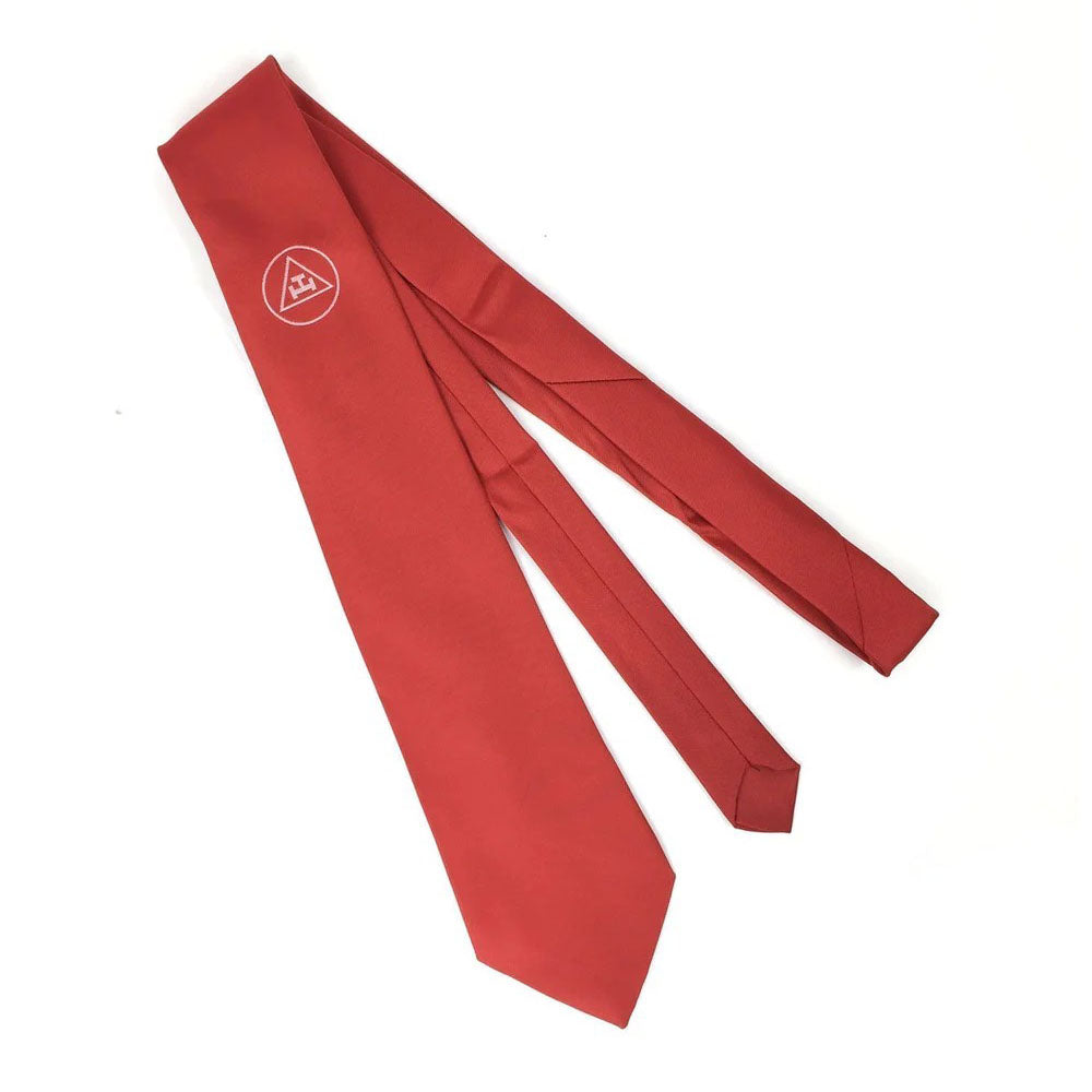 Masonic Royal Arch Red Tie