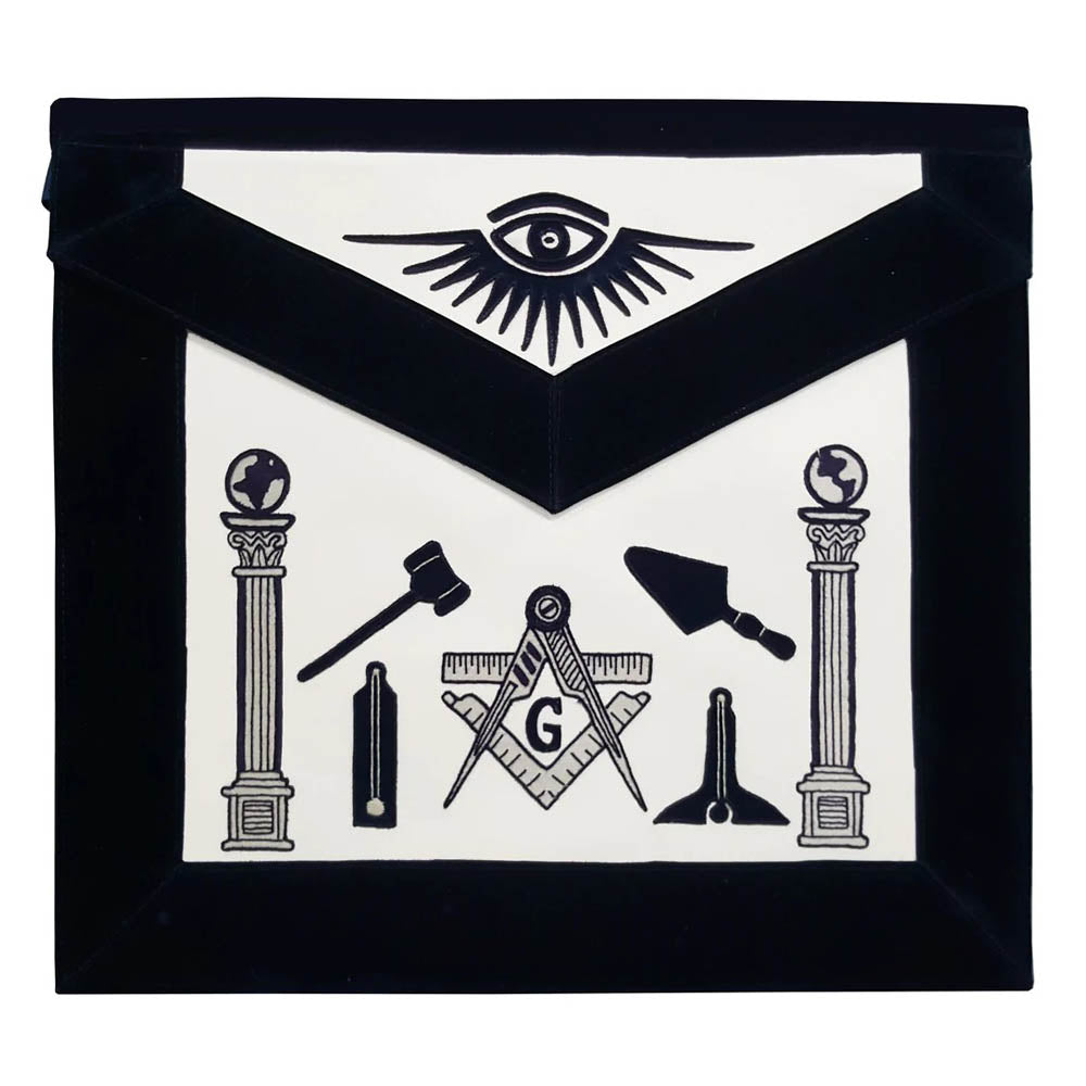 Masonic Tools Funeral Apron Leather – Silk Thread