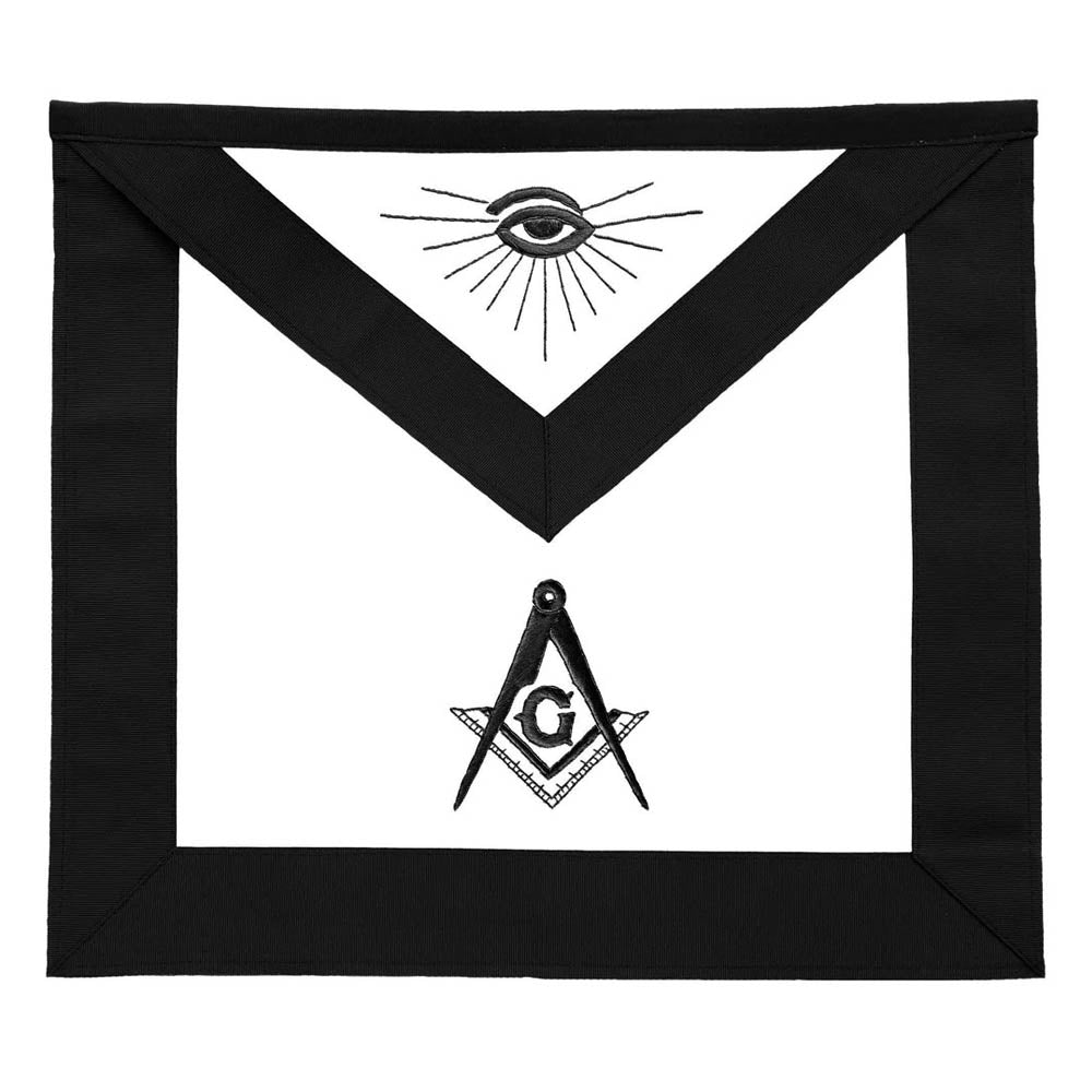 Masonic Master Mason Funeral Apron Leather – Silk Thread
