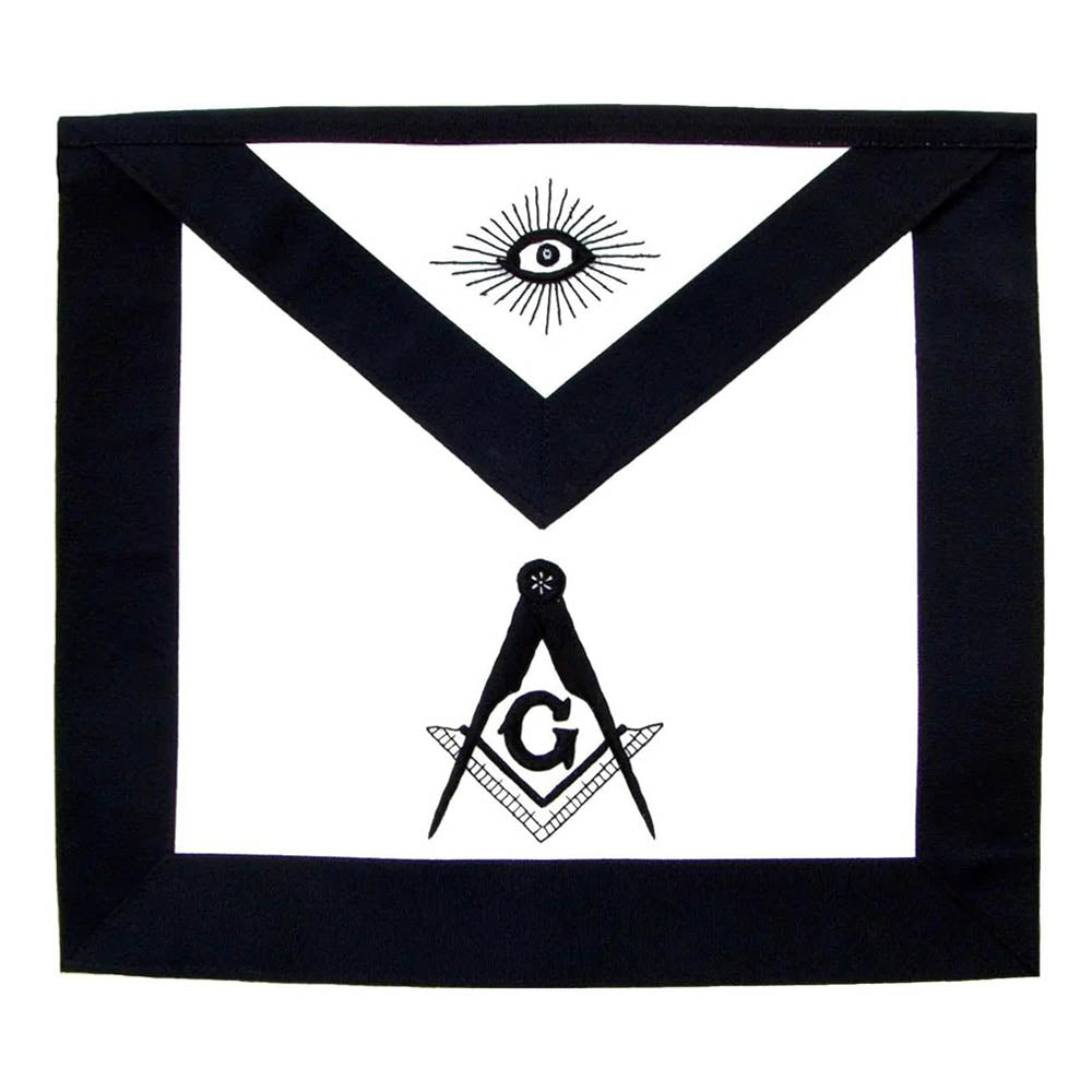 Masonic Master Mason Funeral Apron – Silk Thread
