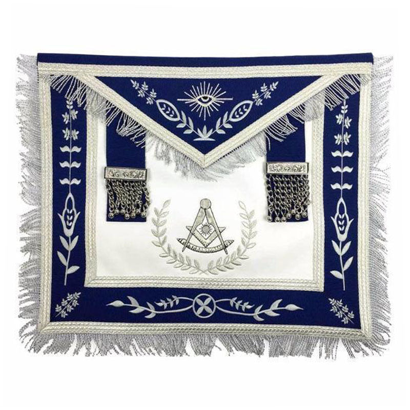 Blue Lodge Past Master Apron Blue – Machine Embroidered