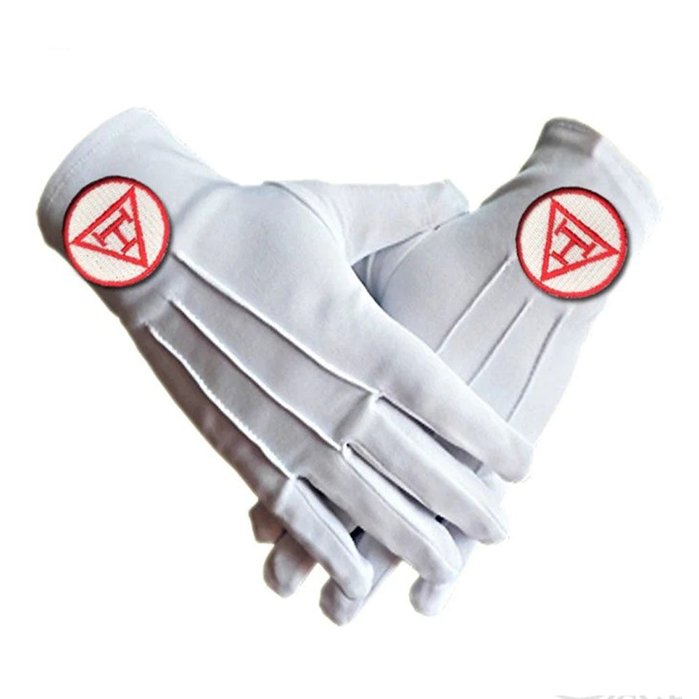 Royal Arch White Cotton Gloves